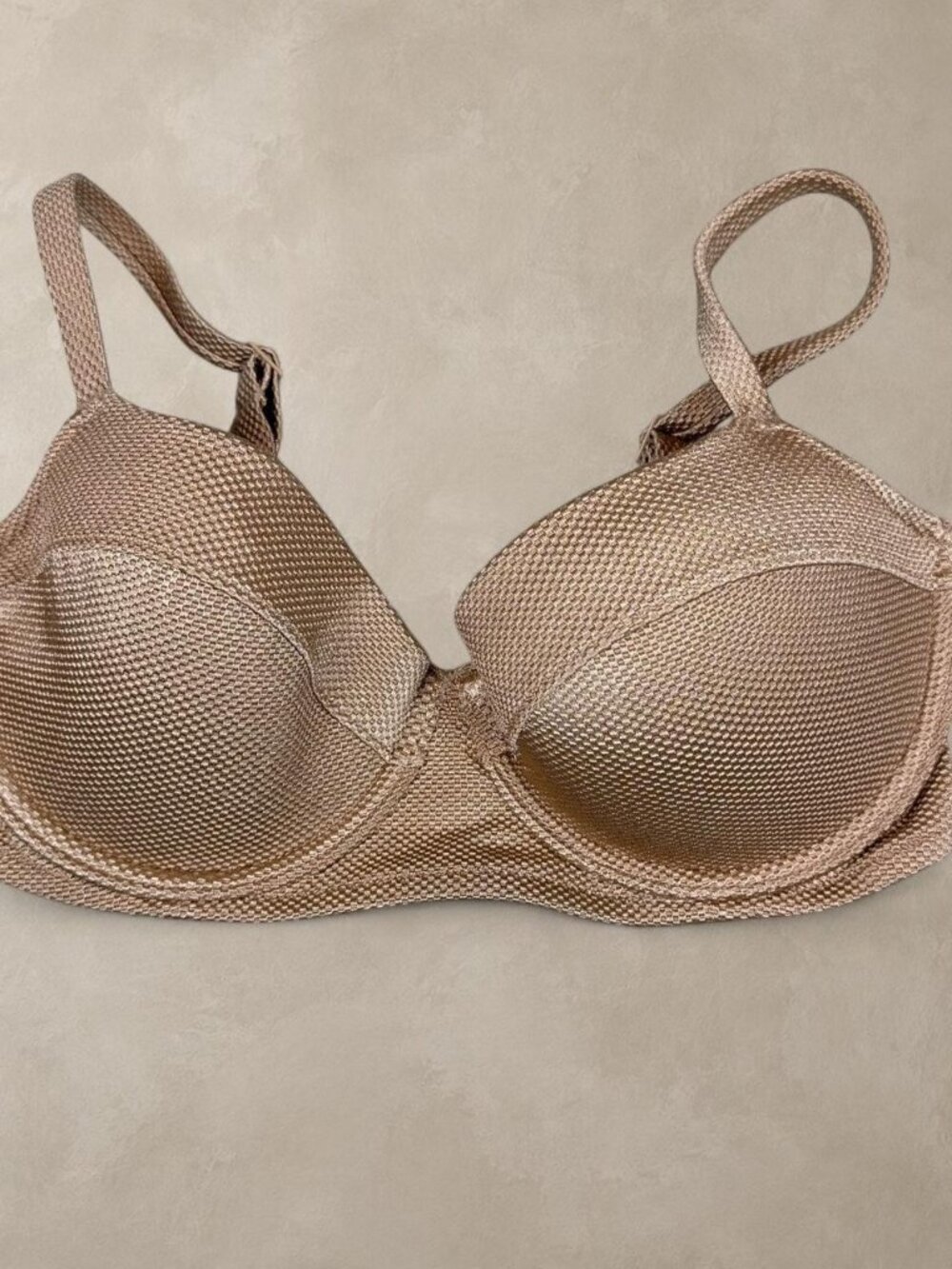 AERIE Shine Pique Underwire Bikini Top - 32DD